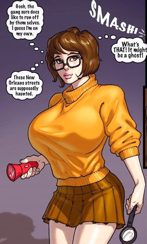 Velma porn. John Persons interracial sex fantasy with Velma Dinkley